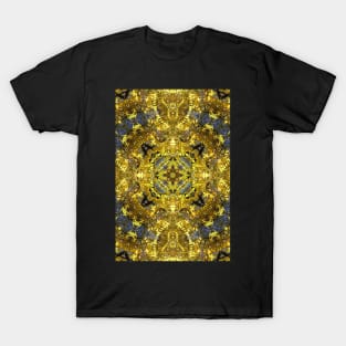 Pattern, golden leaves T-Shirt